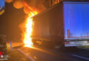 Ktn: Flüssigkeitsverlust bei Sattelschlepper → Lkw-Brand in Matschiedl bei St. Stefan im Gailtal