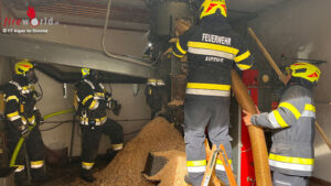 Stmk: Silobrand im Gewerbegebiet Aigen fordert Feuerwehren ber neun Stunden