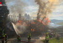 Schweiz: Großbrand auf Bauernhof in Biglen