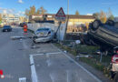 Schweiz: Lastwagen rammt in Buchs sieben geparkte Pkw
