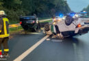 D: Doppel-Dachlandung bei Unfall auf der BAB 42 bei Dortmund