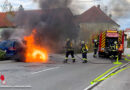 Oö: Brennender Pkw in Obernberg am Inn