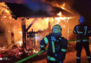 Oö: Vollbrand einer Hütte in Ottnang am Hausruck