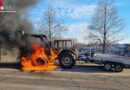 D: Vollbrand eines Traktors in Osnabrücl