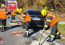 Oö: Bergearbeiten nach Auffahrunfall auf der B 145 in Bad Goisern