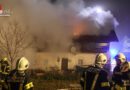 Oö: 13 Feuerwehren bei Brand eines Gebäudes in Taiskirchen im Innkreis