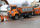 Oö: Schneepflug-Lkw sorgte ungewollt für rutschige Straße in Grünburg