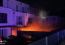 D: Terassenbrand mit Ausbreitung auf Fassade und Wohnräume in Paderborn