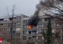 Oö: Feuer im 5. Obergeschoß eines Wohngebäudes in Steyr