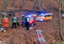D: Absturz am Jakobsberg in Porta Westfalica → Person schwer verletzt