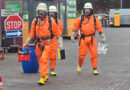 D: Düngemittel verursacht Gefahrgut Einsatz auf einen Wertstoffhof in Osterrönfeld