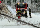 Stmk: Weihnachtsschnee im Bereich Deutschlandsberg → 350 Feuerwehrleute im Einsatz