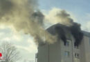 D: Feuer im 4. OG einer Wohnanlage in Dresden