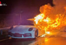 Schweiz: Sportwagen auf der A 1 bei Eschlikon in Flammen