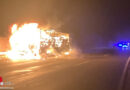 D: Brennender Lastwagen auf der BAB 2 bei Gelsenkirchen