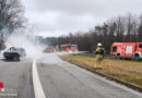 D: Brennender Gas-Pkw auf Parkplatz in Enkenbach-Alsenborn