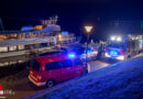 Nö: Glimpflich verlaufender Brand auf einem Passagierschiff bei Krems