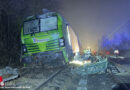 D: Triebfahrzeug entgleist in Hattersheim → Feuerwehr dichtet undichten Öltank ab