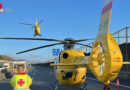 Nö: Pkw prallt auf A 1 gegen Leitschiene und Mittelbetonwand → zwei Notarzthubschrauber im Einsatz