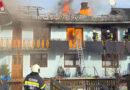 Stmk: Von Zimmerfeuer ausgehender Großbrand in Gnas → 15 Feuerwehren im Einsatz