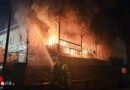 D: Millionenschaden bei Großbrand in Nagold → 120 Einsatzkräfte vor Ort