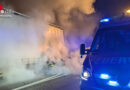 Sbg: Neuerlich Lkw-Brand auf der A 10 im Bereich von Pfarrwerfen