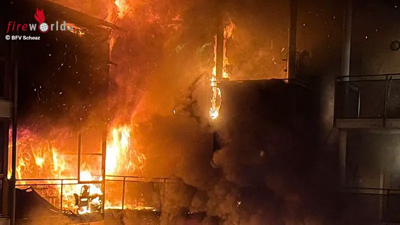 Tirol-Gro-brand-an-einer-Wohnanlage-in-Schwaz-150-Kr-fte-in-Neujahrsnacht-ausger-ckt