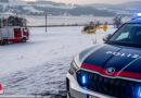 Oö: Zwei eingebrochene Eisläuferinnen in Zell am Moos per Hubschrauber gerettet