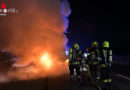 Bgld: Zwei Wehren zu Pkw-Brand auf der S 4 alarmiert