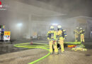 D: Brand in Tankstellengebäude in Hattingen & Brandeinsatz durch Einbruchsalarm