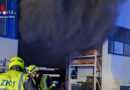 Ktn: Großbrand in Lackieranlage eines Industriebetriebes in Villach → rund 100 Einsatzkräfte verhinderten Ausbreitung