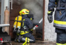 Nö: Fordernder Werkstättenbrand in Weißenkirchen in der Wachau → Brandeinsatz Stufe 2