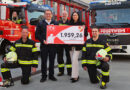 Nö: Interspar-Kunden in St. Pölten spendeten Feuerwehren € 2.000