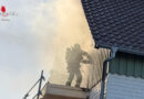 D: Fassadenbrand an Schreinerei in Schömberg