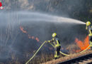 Nö: Feuer entlang des Bahndamms in St. Pölten