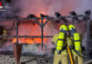 D: Nächtlicher Carportbrand in Detmold