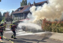 Schweiz: Zwei Verletzte bei durch Feuerschale entfachten Brand in Dörflingen