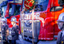 Oö: Feuerwehr Alkoven segnete neues TLF 4000 und neues Wechelladerfahrzeug mit Kran (WLF-K2 KS)