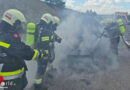 Nö: Brand eines Pkw auf der B 21 a in Wiener Neustadt