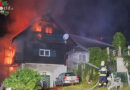 Stmk: Brand eines Wohngebäudes in St. Stefan ob Stainz → 90 Fw-Leute im Einsatz