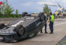 Oö: Vier Verletzte bei Autoüberschlag auf der Westautobahn bei Vorchdorf