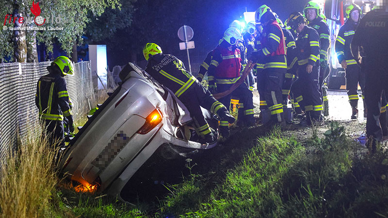 O-Pkw-berschlag-in-den-Stra-engraben-auf-der-B-134-in-Fraham