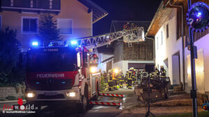 20260709_laumatat_998A9472 Oö: Feuer in einer Doppelgarage in Atzbach