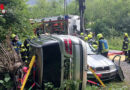 Oö: Gemeinschaftsübung zum Thema Menschenrettung nach Unfall in Bad Goisern