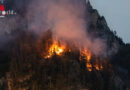 Bayern: Wieder Waldbrand im Kreis Traunstein → Bergwaldbrand bei Unterwössen