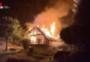 Schweiz: Vollbrand eines Ferienhauses in Ennetmoos