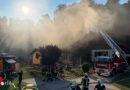 Nö: Wohnhausbrand in Frankenfels → Feuerwehrmann verletzt