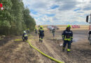 Nö: Mehrere Feuerwehren bekämpften Vegetationsbrand bei Pulkau
