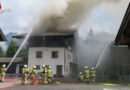 Sbg: Alarmstufe 4 bei Dachstuhlbrand bei Gästehaus in Werfenweng