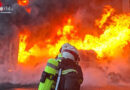 Wien: Alarmstufe 4 bei Großbrand in Entsorgungsbetrieb in Donaustadt